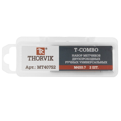 Купить Набор метчиков Thorvik MT407S2  9103345. Характеристики, отзывы и цены в Донецке