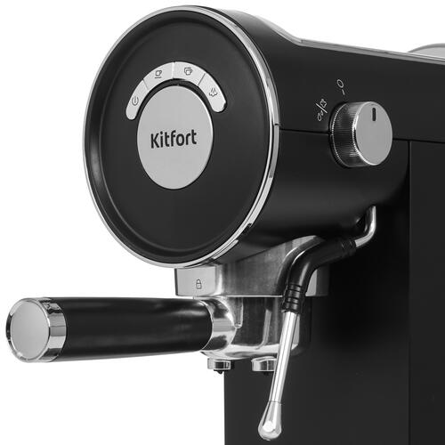 Купить Кофеварка рожковая Kitfort KT-783-2 черный  5352732. Характеристики, отзывы и цены в Донецке