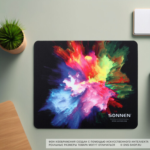 Купить Коврик SONNEN "EXPLOSIVE"  разноцветный  9213042. Характеристики, отзывы и цены в Донецке