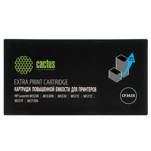 Купить Картридж лазерный Cactus CS-CF363X-MPS пурпурный, с чипом  9914046. Характеристики, отзывы и цены в Донецке