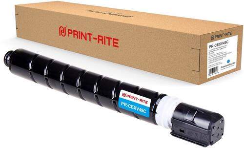 Купить Картридж лазерный Print-Rite C-EXV49C голубой  9932922. Характеристики, отзывы и цены в Донецке