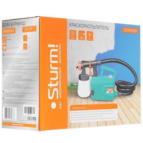 Купить Краскопульт Sturm! SG9660B  1086101. Характеристики, отзывы и цены в Донецке