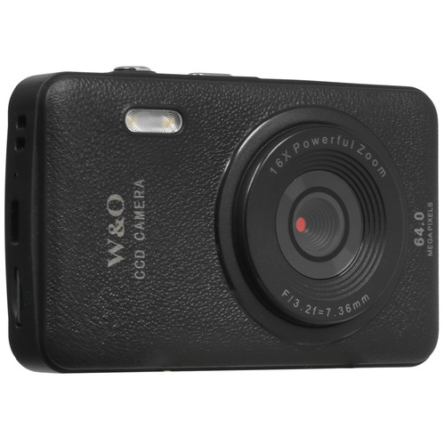 Купить Компактный фотоаппарат W&O Q3 черный  9355072. Характеристики, отзывы и цены в Донецке