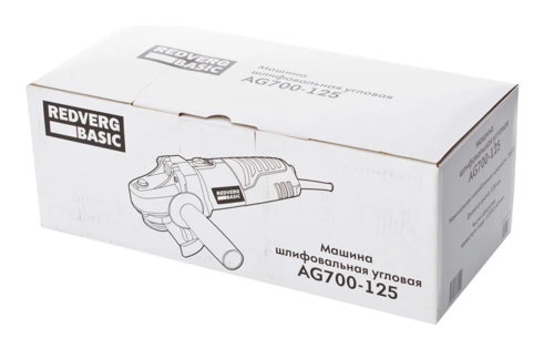 Купить Углошлифовальная машина (УШМ) RedVerg Basic AG700-125  5483190. Характеристики, отзывы и цены в Донецке