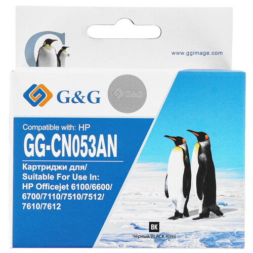 Купить Картридж G&G GG-CN053AN №932XL черный  9146673. Характеристики, отзывы и цены в Донецке
