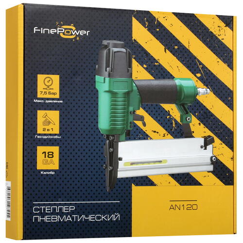 Купить Степлер пневматический FinePower AN120  4876557. Характеристики, отзывы и цены в Донецке