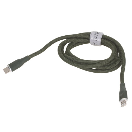 Купить Кабель круглый VOLTME Lightning 8-pin - USB Type-C зеленый 1.2 м  9210872. Характеристики, отзывы и цены в Донецке