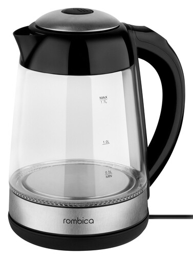 Купить Электрочайник Rombica KE-0104 серебристый  5631730. Характеристики, отзывы и цены в Донецке