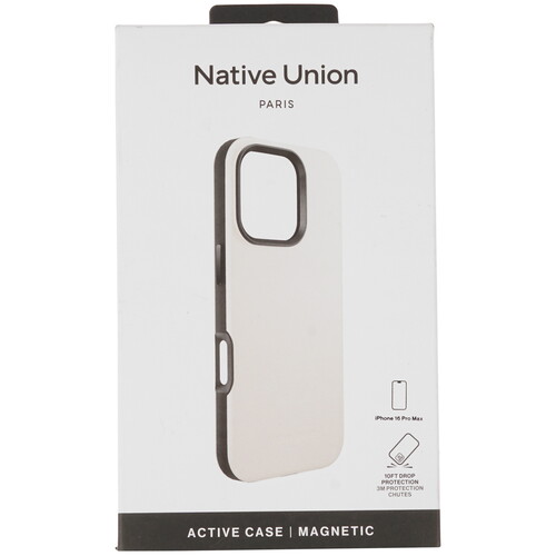 Купить Накладка  Native Union Active Case для Apple iPhone 16 Pro Max бежевый/черный  5474262. Характеристики, отзывы и цены в Донецке