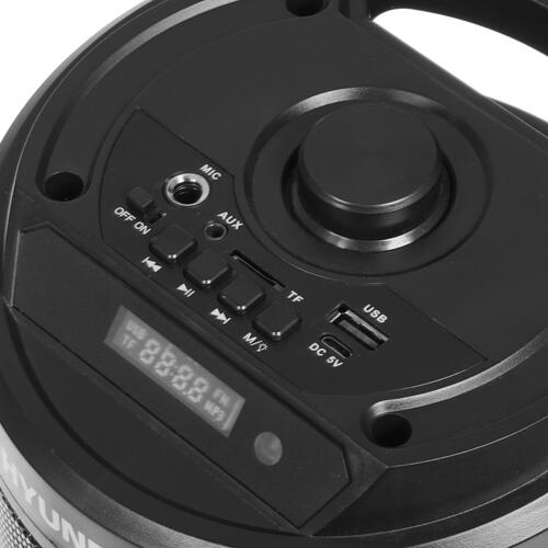 Купить Портативная аудиосистема Hyundai H-MC150, черный  4804201. Характеристики, отзывы и цены в Донецке