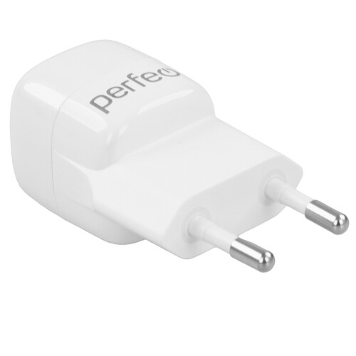 Купить Сетевое зарядное устройство Perfeo I4651 белый  9172988. Характеристики, отзывы и цены в Донецке