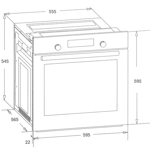 Купить Электрический духовой шкаф Simfer B6EO18017 бежевый  1197557. Характеристики, отзывы и цены в Донецке