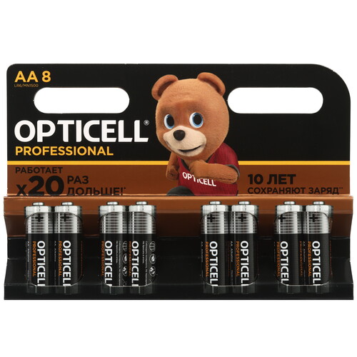 Купить Батарейка Opticell Professional AA (LR6/ER14505/FR6/R6P)  5452817. Характеристики, отзывы и цены в Донецке