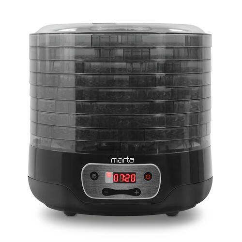 Купить Сушилка для овощей и фруктов MARTA MFD-508PS черный  9941612. Характеристики, отзывы и цены в Донецке