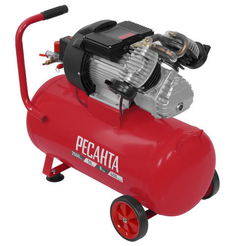 Купить Компрессор поршневой масляный Ресанта КП-50/400М  9944763. Характеристики, отзывы и цены в Донецке