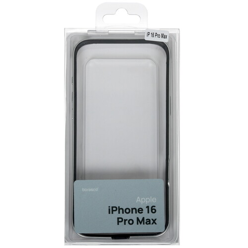 Купить Бампер  BoraSCO для Apple iPhone 16 Pro Max серебристый  5490095. Характеристики, отзывы и цены в Донецке
