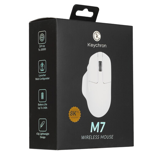 Купить Мышь беспроводная/проводная Keychron M7  9307466. Характеристики, отзывы и цены в Донецке