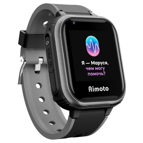 Купить Детские часы Кнопка Жизни Aimoto IQ черный  4842692. Характеристики, отзывы и цены в Донецке