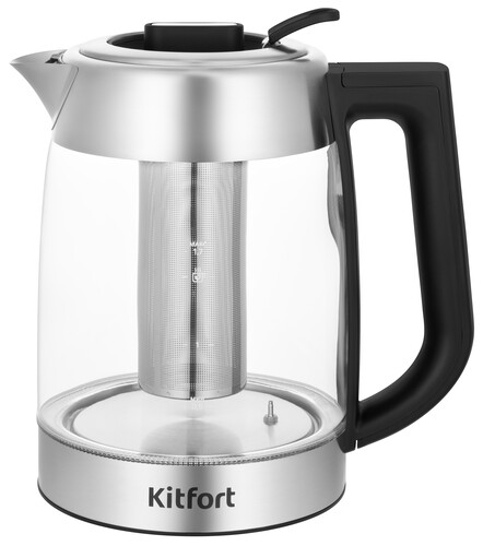 Купить Электрочайник Kitfort КТ-6796 серый  9285141. Характеристики, отзывы и цены в Донецке