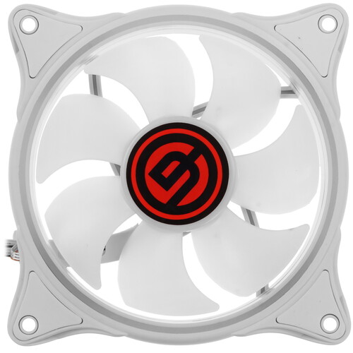Купить Вентилятор GiNZZU 12FW6 [RGB12FW6] белый  9230100. Характеристики, отзывы и цены в Донецке