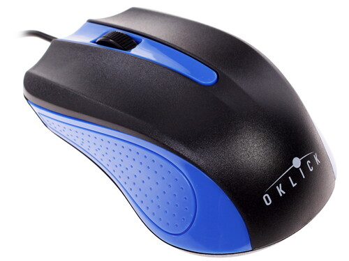 Купить Мышь проводная Oklick 225M [288233] синий  1035558. Характеристики, отзывы и цены в Донецке