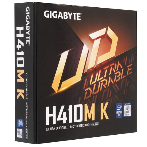 Купить Материнская плата GIGABYTE H410M K (rev. 2.0)  5621614. Характеристики, отзывы и цены в Донецке