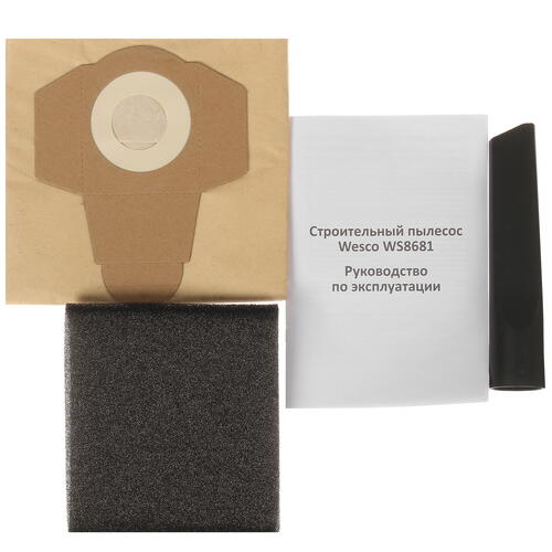 Купить Строительный пылесос  Wesco WS8681  5094345. Характеристики, отзывы и цены в Донецке