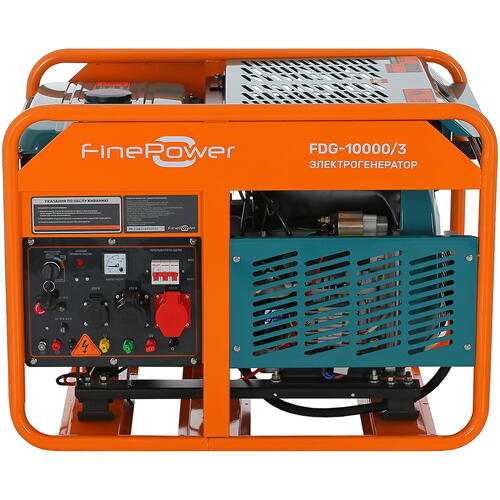 Купить Электрогенератор  дизельный  FinePower FDG-10000/3  5403382. Характеристики, отзывы и цены в Донецке