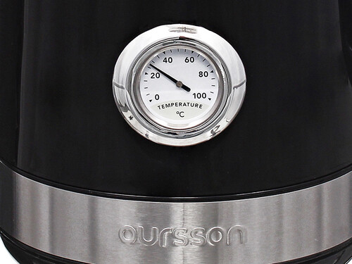Купить Электрочайник Oursson KE1716P/BL черный  9081575. Характеристики, отзывы и цены в Донецке