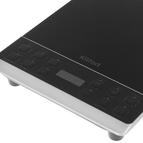 Купить Плита компактная электрическая Kitfort КТ-139 серебристый  5353271. Характеристики, отзывы и цены в Донецке