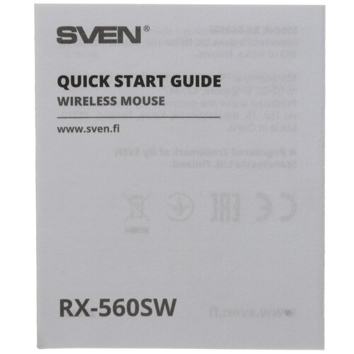 Купить Мышь беспроводная SVEN RX-560SW Silent  серый  4781065. Характеристики, отзывы и цены в Донецке