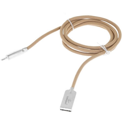 Купить Кабель круглый Cablexpert Lightning 8-pin MFI - USB 2.0 Type-A золотистый 1 м  5485459. Характеристики, отзывы и цены в Донецке