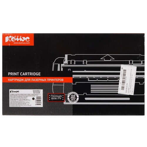 Купить Картридж лазерный Комус 49X/53X черный, с чипом  9141477. Характеристики, отзывы и цены в Донецке