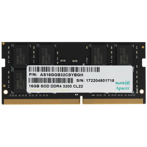 Купить Оперативная память SODIMM Apacer [ES.16G21.GSH] 16 ГБ  5008946. Характеристики, отзывы и цены в Донецке