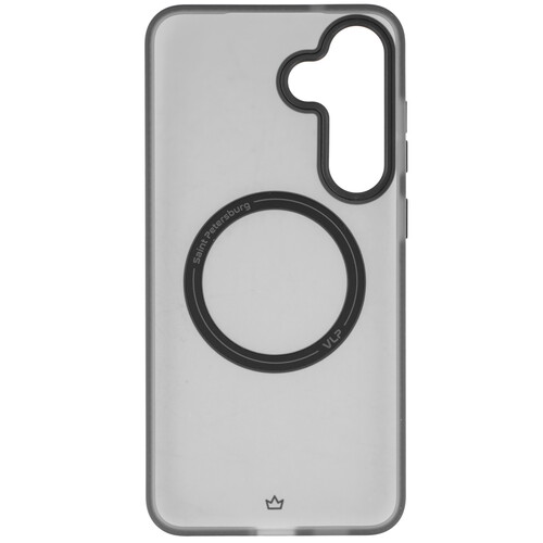 Купить Накладка  VLP Moon Case для Samsung Galaxy S25+ черный/прозрачный  5613339. Характеристики, отзывы и цены в Донецке