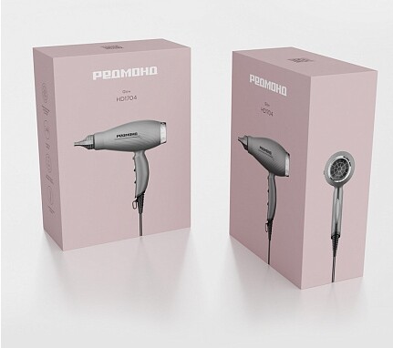 Купить Фен Redmond HD1704 серый  9118199. Характеристики, отзывы и цены в Донецке