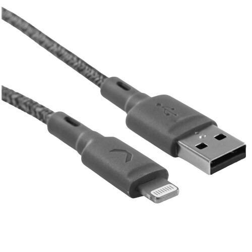 Купить Кабель круглый COMMO Lightning 8-pin MFI - USB 2.0 Type-A черный 1.2 м  5470708. Характеристики, отзывы и цены в Донецке