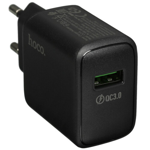 Купить Сетевое зарядное устройство Hoco CS21A черный  5474730. Характеристики, отзывы и цены в Донецке