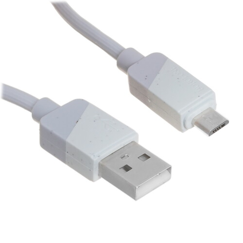 Купить Кабель круглый Borofone micro USB - USB 2.0 Type-A голубой 1 м  9244411. Характеристики, отзывы и цены в Донецке