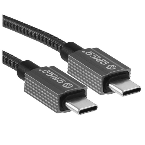 Купить Кабель круглый ORICO USB Type-C - USB Type-C черный 2 м  5479137. Характеристики, отзывы и цены в Донецке