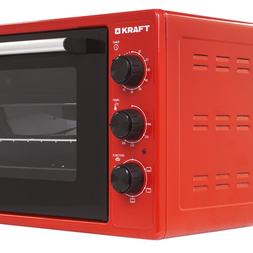 Купить Мини-печь Kraft KN-MO 3902 FKR красный  9265945. Характеристики, отзывы и цены в Донецке