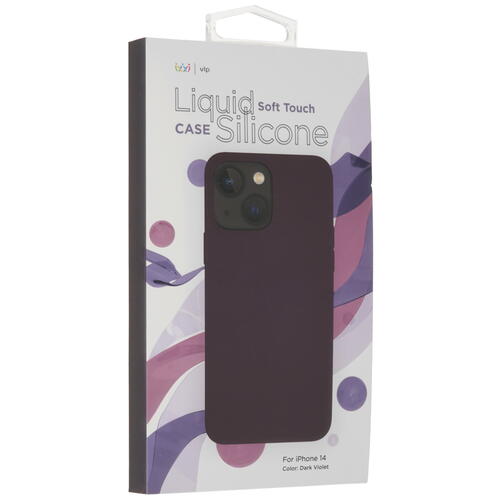 Купить Накладка  VLP Liquid Silicone Case для Apple iPhone 14 фиолетовый  5069640. Характеристики, отзывы и цены в Донецке