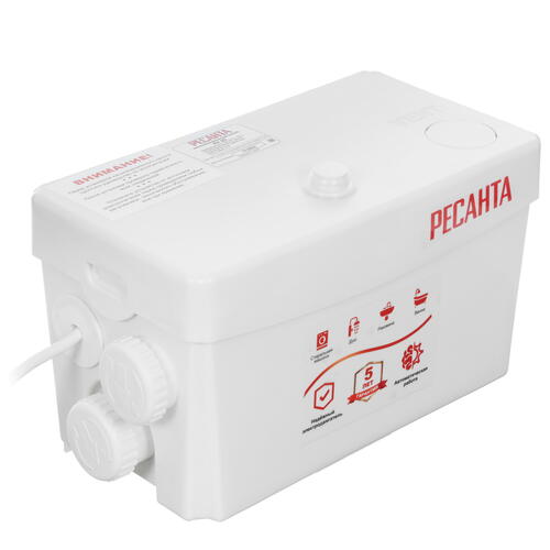 Купить Канализационная насосная станция Ресанта КН 2D [300 Вт, 100 л/мин, высота - 8 м]  9975661. Характеристики, отзывы и цены в Донецке