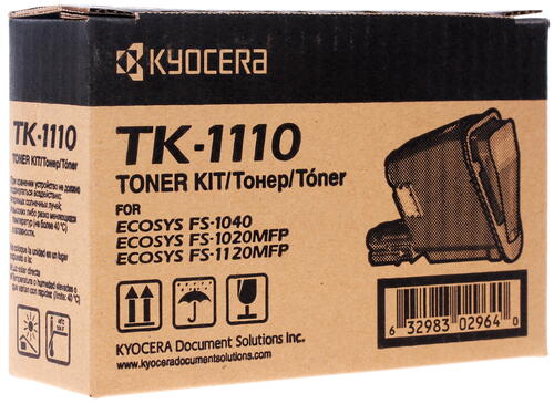 Купить Картридж лазерный Kyocera TK-1110 черный, с чипом  0165739. Характеристики, отзывы и цены в Донецке