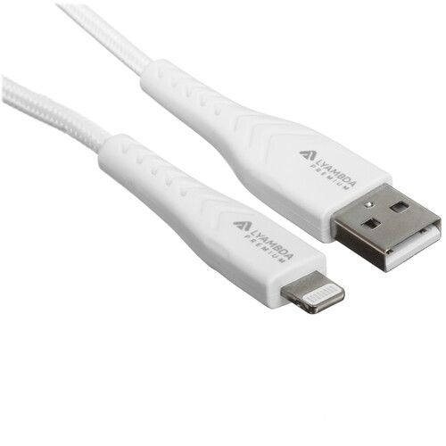 Купить Кабель круглый Lyambda Lightning 8-pin MFI - USB 2.0 Type-A белый 1 м  5497282. Характеристики, отзывы и цены в Донецке