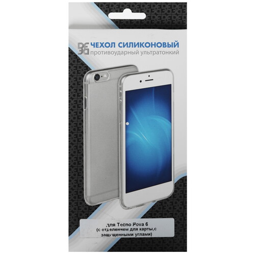 Купить Накладка  DF для Tecno POVA 6 прозрачный  5467234. Характеристики, отзывы и цены в Донецке
