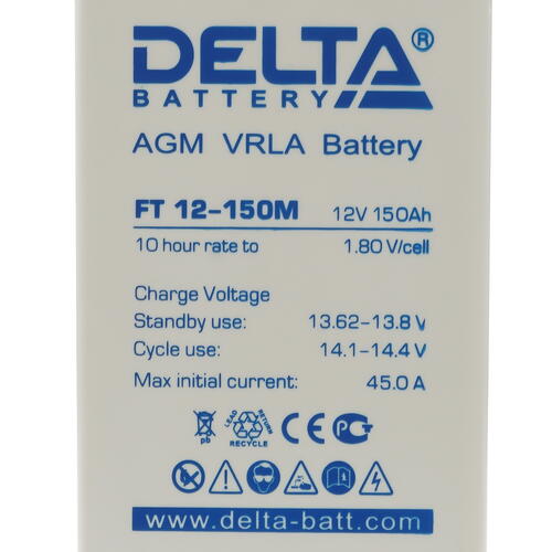 Купить Аккумуляторная батарея для ИБП Delta FT 12-150 M  5441582. Характеристики, отзывы и цены в Донецке