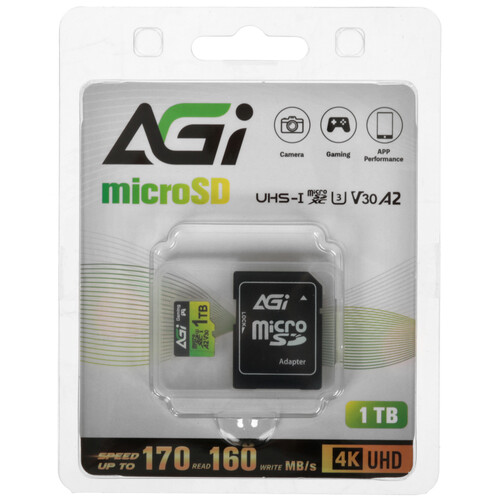 Купить Карта памяти AGI Supreme Pro TF138 microSDXC 1000 ГБ  5621159. Характеристики, отзывы и цены в Донецке