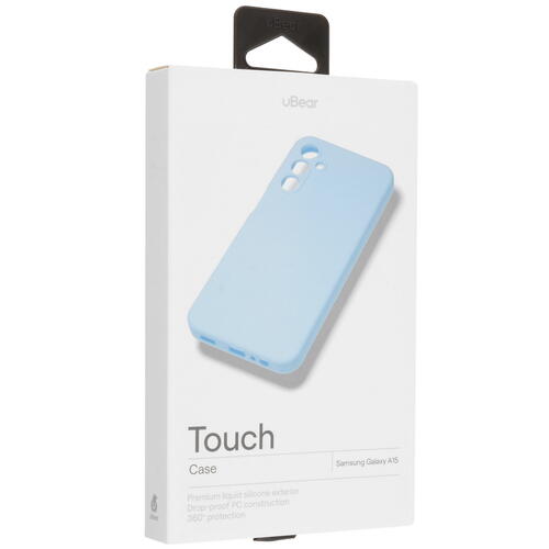 Купить Накладка  uBear Touch Case для Samsung Galaxy A15 (4G/5G) голубой  5451743. Характеристики, отзывы и цены в Донецке