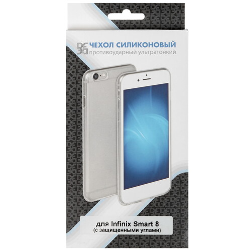 Купить Накладка  DF для Infinix HOT 40i/ SMART 8/ SMART 8 Plus/ SMART 8 Pro прозрачный  5466979. Характеристики, отзывы и цены в Донецке